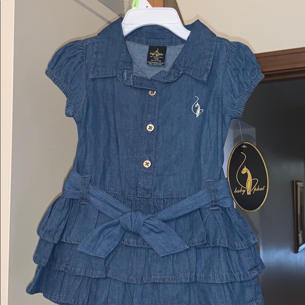 Infants Baby Phat blue Jean dress